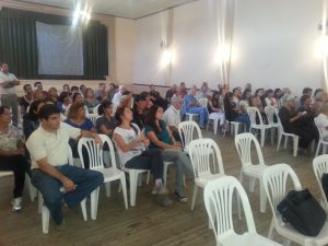 Reunion por el presupuesto participativo en General Rojo