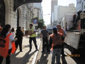 Se entregaron las donaciones en La Plata