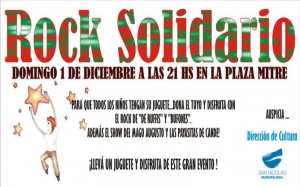 Rock solidario - 1 de Diciembre