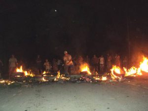 corte de calles sin luz