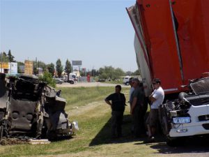 camion choque