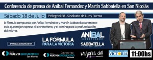 afiche anibal y sabbatella