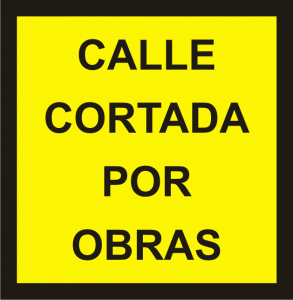 calle cortada