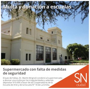 juez de faltas donacion escuelas