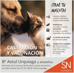 vacunacion y castracion astul urquiaga